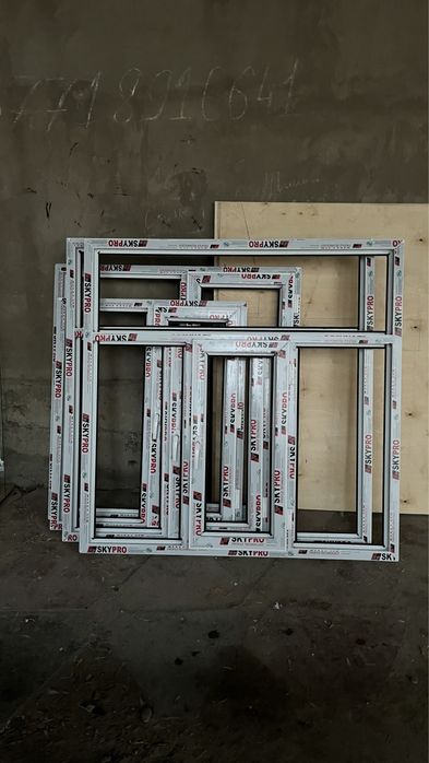 Окна пластиковые и алюминий витражи