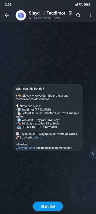 1 KUNDA VEB SAYT va TELEGRAM BOT yasaymiz! | Веб сайт ва Бот ясаймиз!