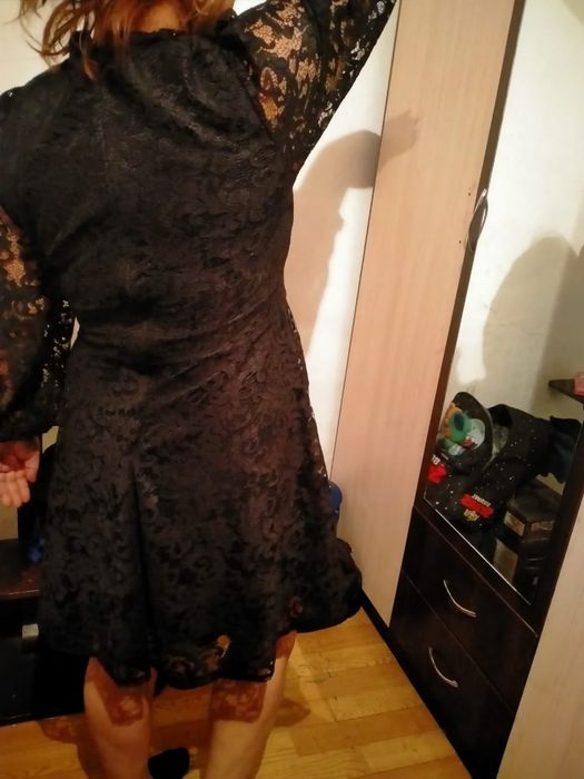 Платье гипюровое размер   XL