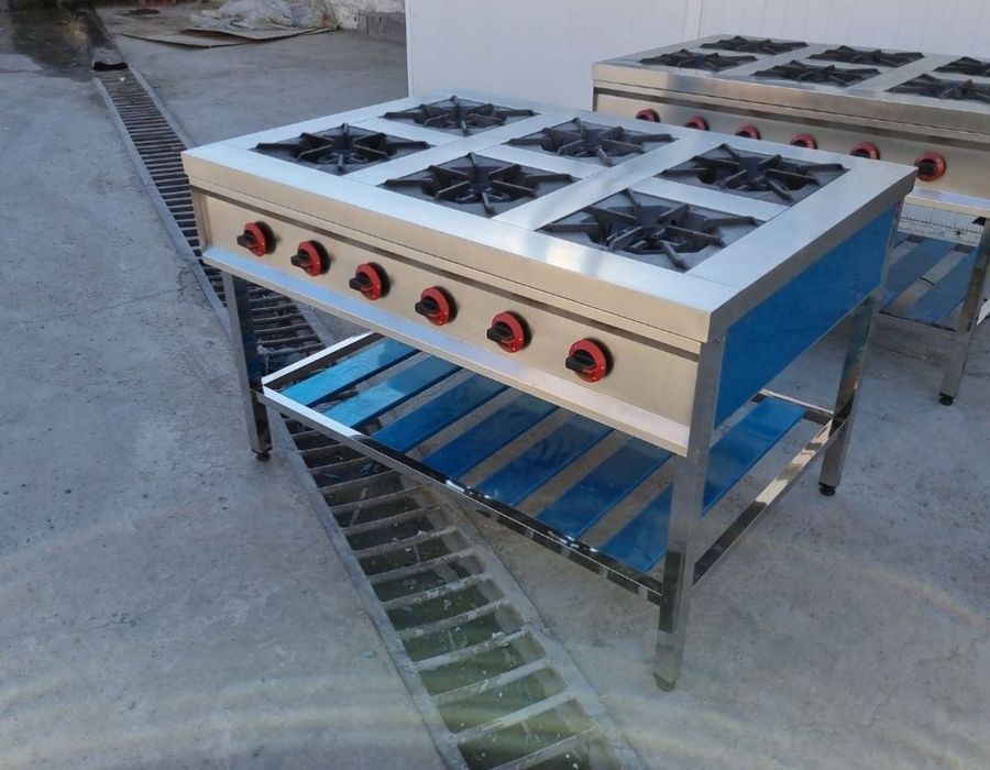 Gaz plota газ плита Газплита 6 конфорки газ плита Gaz plita gaz pleta