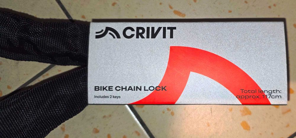 Заключващ механизъм за велосипед  CRIVIT с Шифър