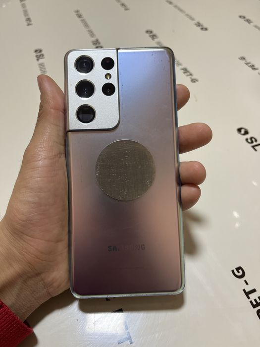 Samsung s 21 ultra 12/256 gb 1ta sim kartali holati yaxwi