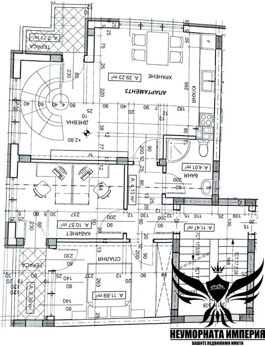Продавам нов тристаен 91кв. ет. 2 в гр.Асеновград, кв.Стадиона