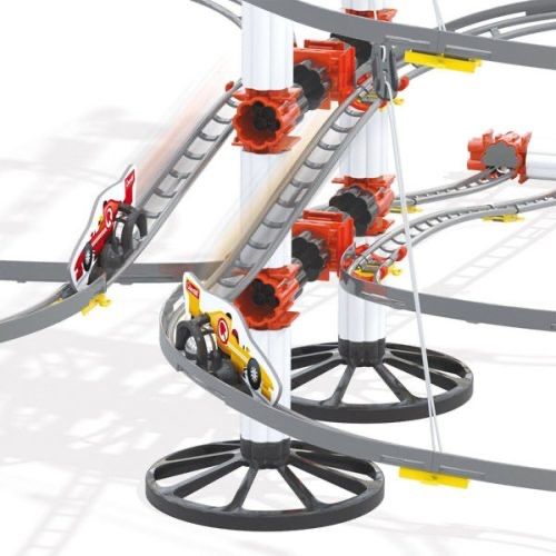 Set constructie Quercetti Skyrail Race, Pista cu bile, 185 piese