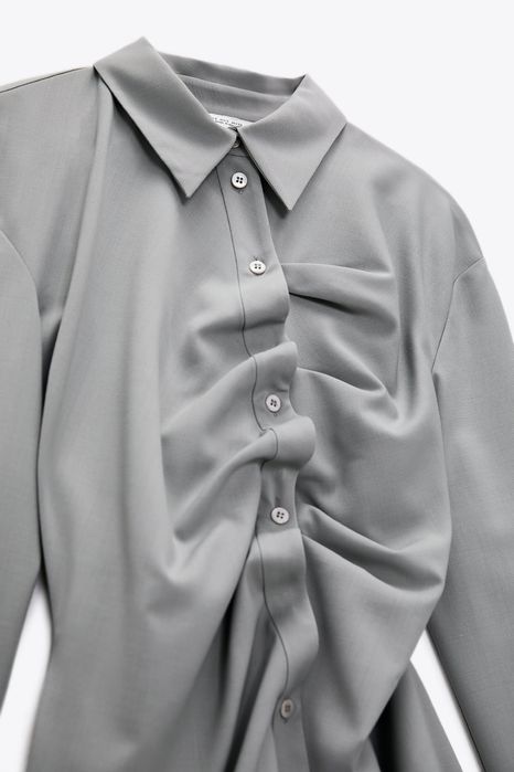 Лимитирана сива риза на ЗАРА/ZARA