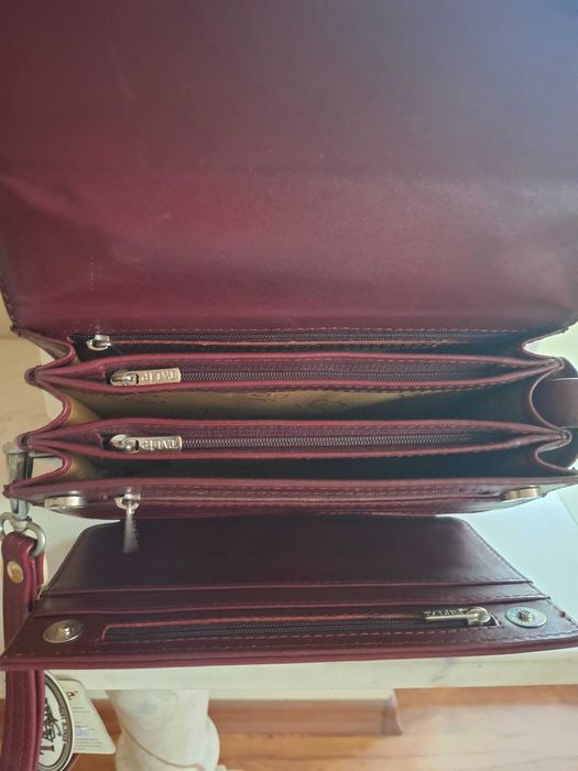 Мъжка чанта кожена нова