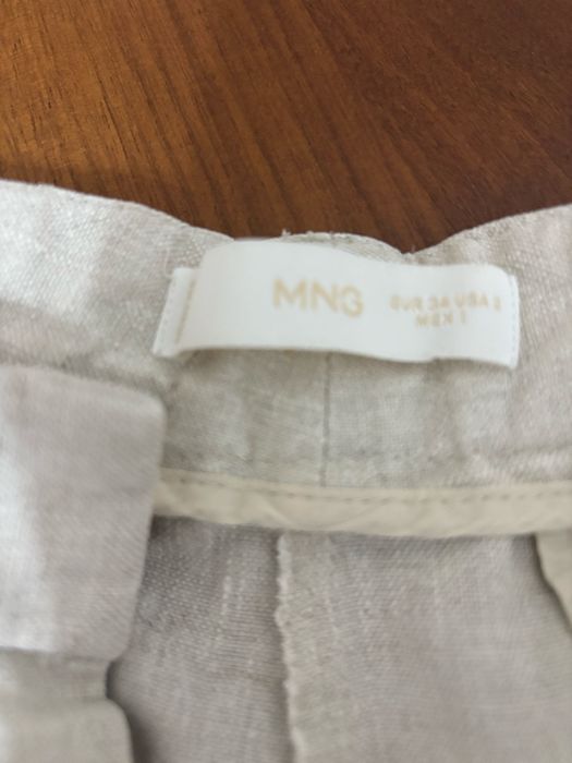 Брюки манго 100% лен и  h&m