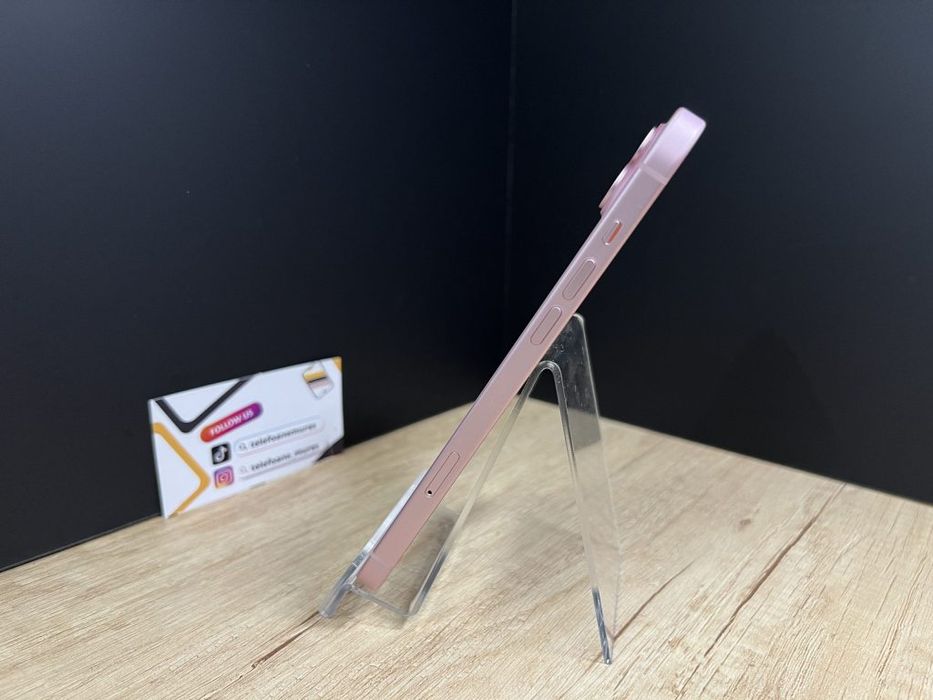 Iphone 15 Plus 128Gb Pink Second-Hand Foarte Bun 3 ani garanție, Telef