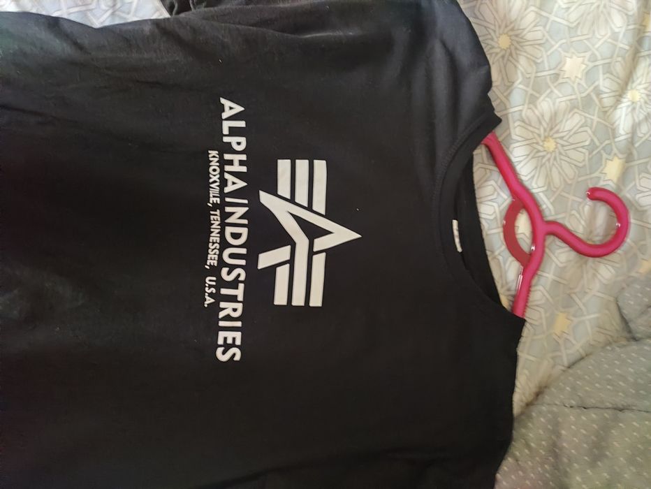 футболка alpha industries
