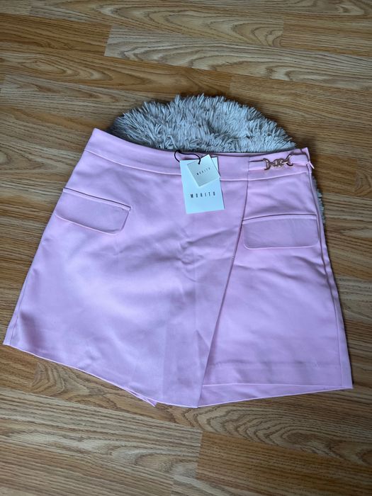 Елегантна пола-панталон в розов цвят от Mohito