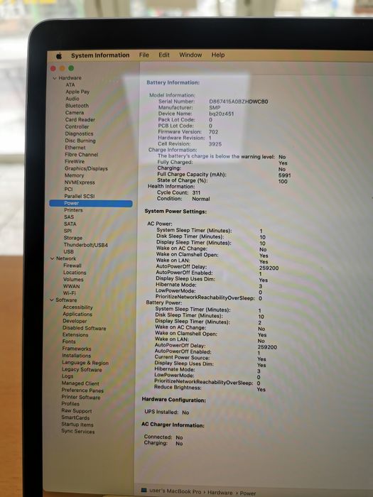 Laptop MacBook Pro 15 Touch ar I7