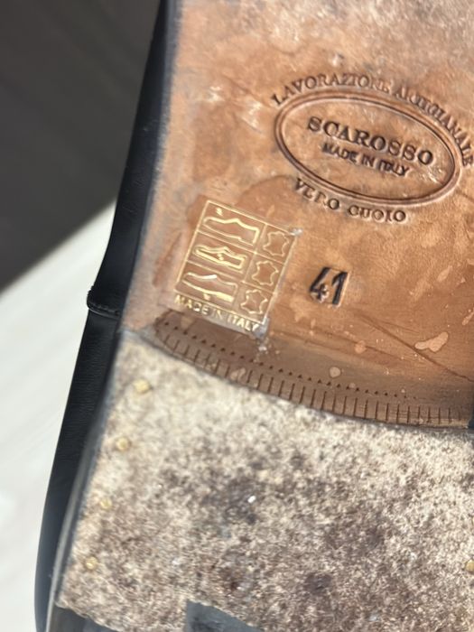 Scarosso Italy Oxfords Pantof Barbat Size 41