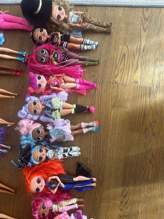 Set 17 papusi LOL & Barbie + accesorii
