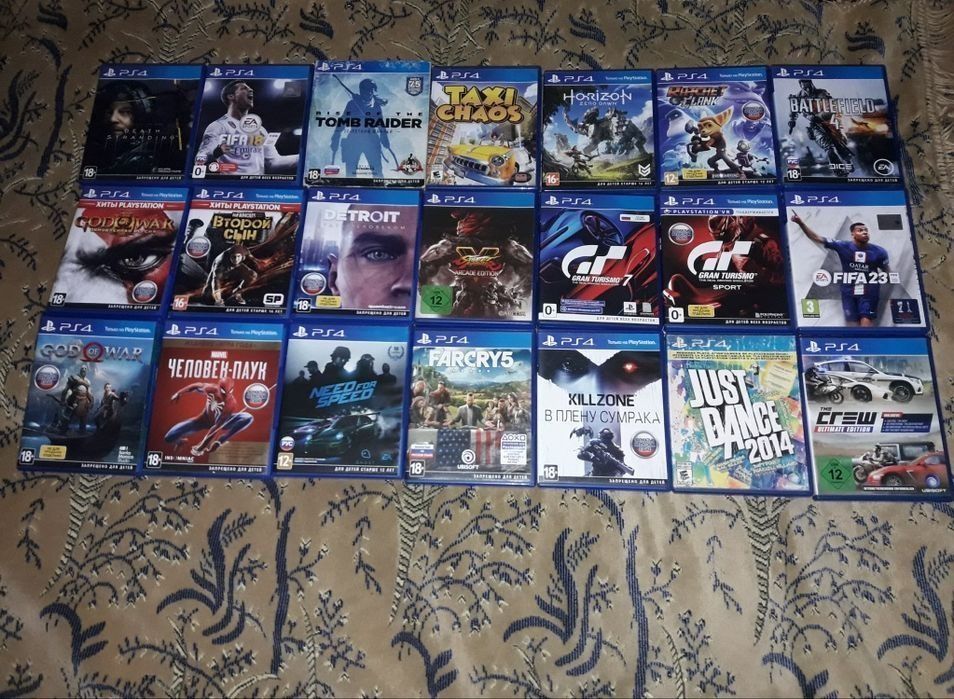 Игры лицензионные PS4,PS5,PS3,PS2
