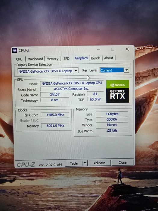 Laptop Gaming ASUS TUF F15/ FX506HE i5-11400H, 1TB SSD/ RTX 3050 TI