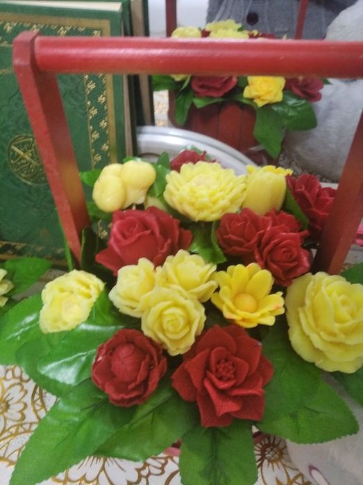 Sovg'a uchun xamyonbob chiroyli sunʼiy gullar