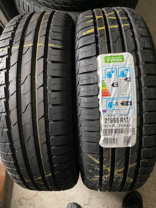 vand 4 anvelope 215/65/17 nokian de vară noi