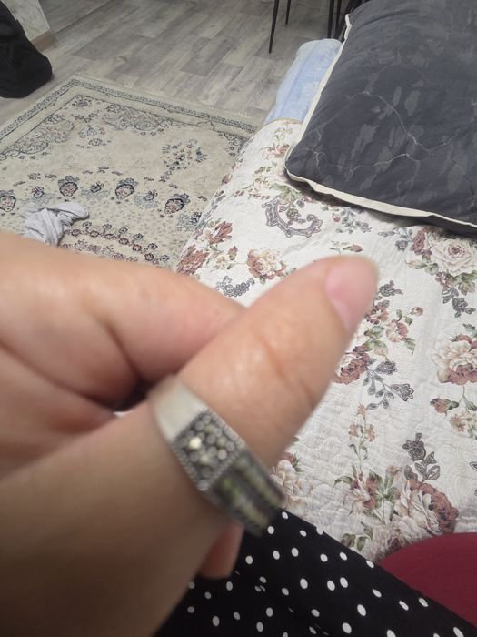 Кольцо мужской серебро