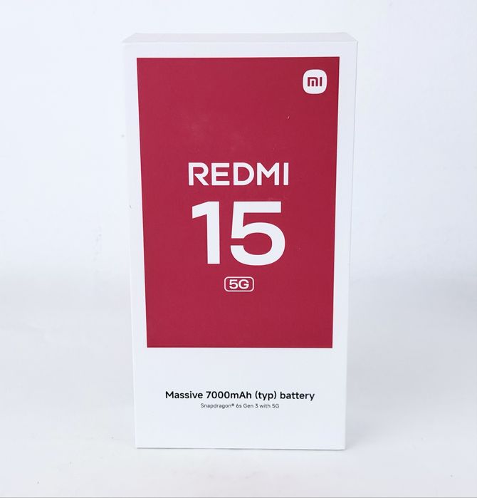 НОВ! Xiaomi Redmi 15 5G 256GB 8RAM Ripple Green 2г. Гаранция!