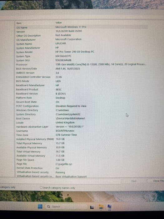 HP Pro Tower 290 G9