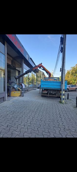 Transport cu macara  si basculabil