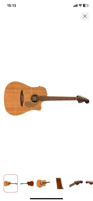 Гитара Fender Redondo Player Natural