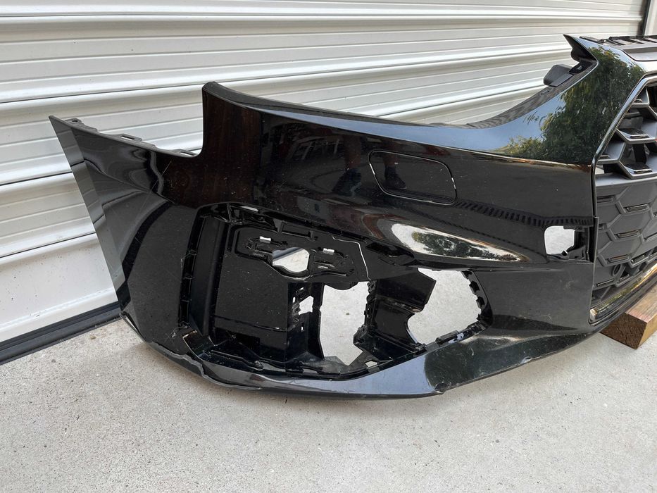 Предна броня с решетка ЧЕРНА S-line Audi S4 B9.5 Facelift Ауди С4 Б9.5