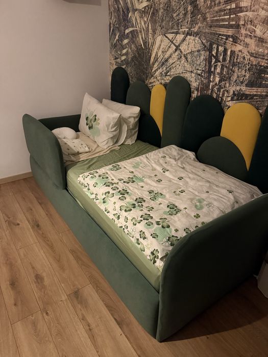 Pat + Saltea Copil 90x200