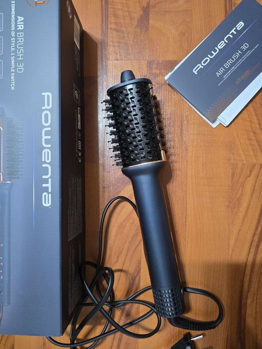Perie cu aer cald 3 in 1 Rowenta Air Brush 3D UB9720E0, 1100W