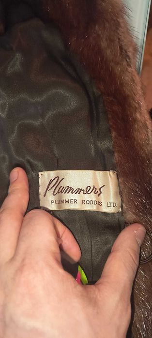 Кожено палто от норка