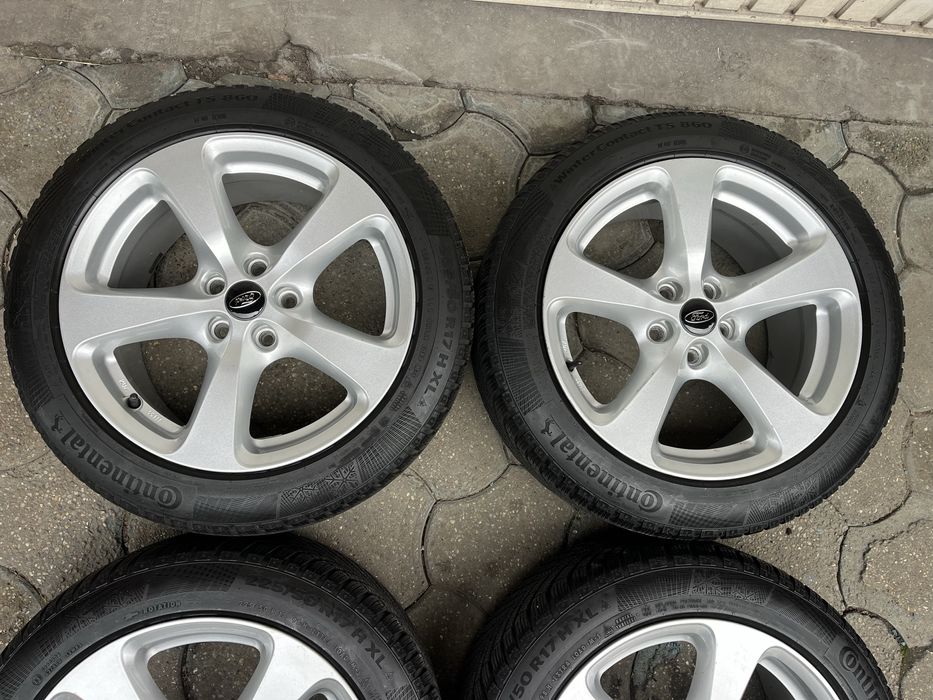 Jante aliaj 5x108mm, anvelope 225/50 R17 Ford, Peugeot, Citroen