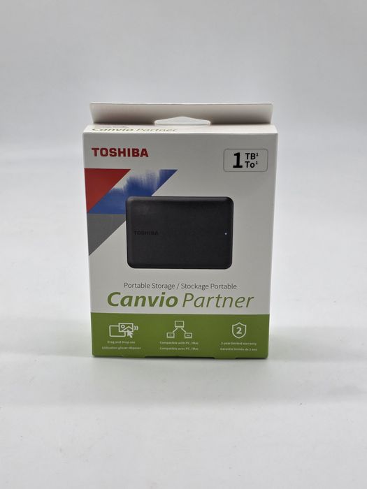 HDD Toshiba Canvio Partner 1TB, Hard disk mecanic, SIGILAT