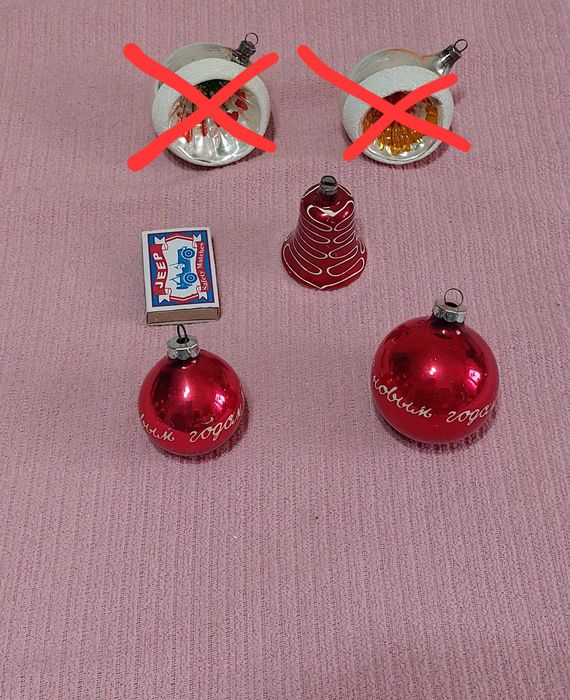 Ёлочные игрушки советские