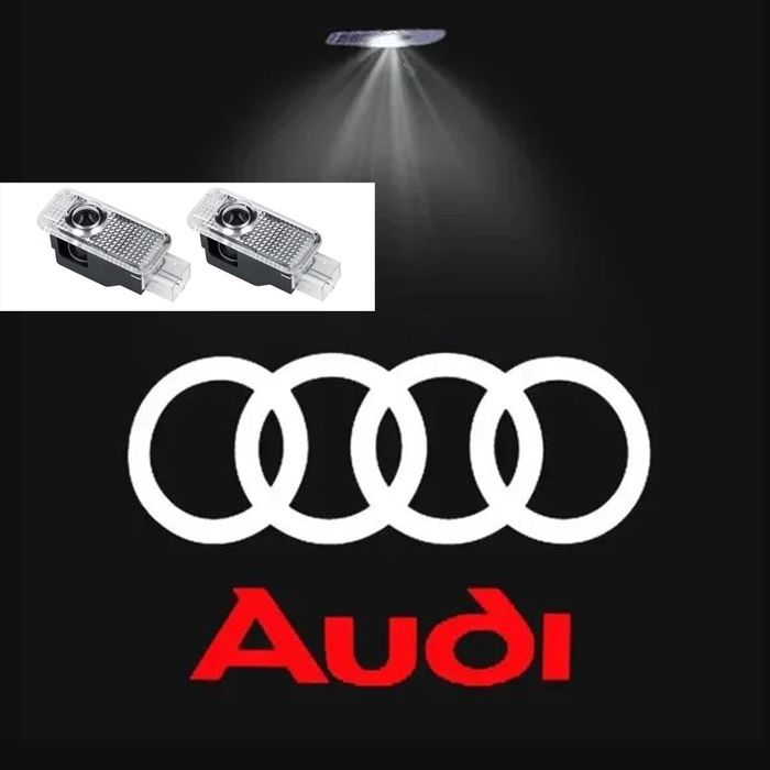 Set 2 Holograme Logo usa Audi A1 A3 A4 A5 A6 A7 Q3 Q5 Q7
