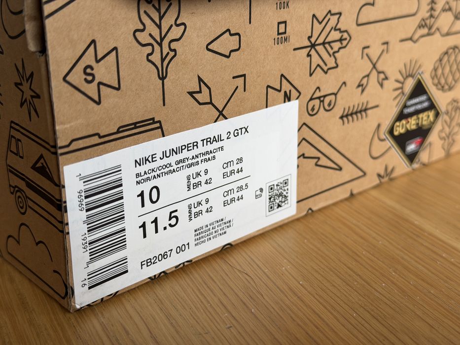 NIKE JUNIPER TRAIL 2 GTX, водоустойчиви маратонки 44 номер