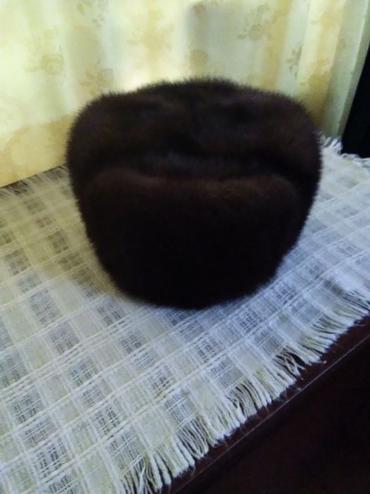 Шапка норковая,заводская.