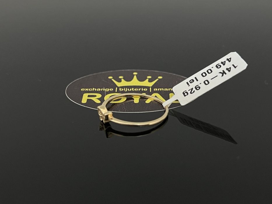 Bijuteria Royal CB: Inel dama aur nou 14k 0,92gr