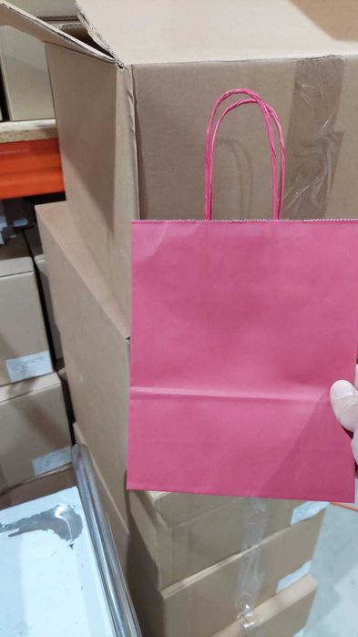 Pungi-sacose hartie maner rasucit 18x8x22/32x12x41 cm.