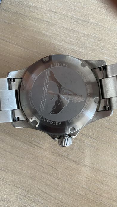 Aquatico Dolphin 39mm Automatic Dive Watch Blue