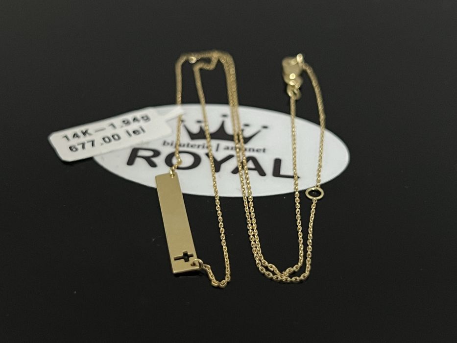 Bijuteria Royal CB : Lănțișor damă aur 14k subțire 1,94gr
