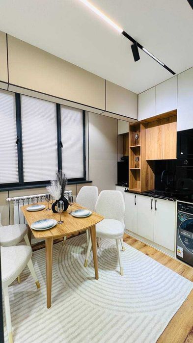 3-комнатная квартира 74 м² | Ойбек | Евро ремонт | С мебелью