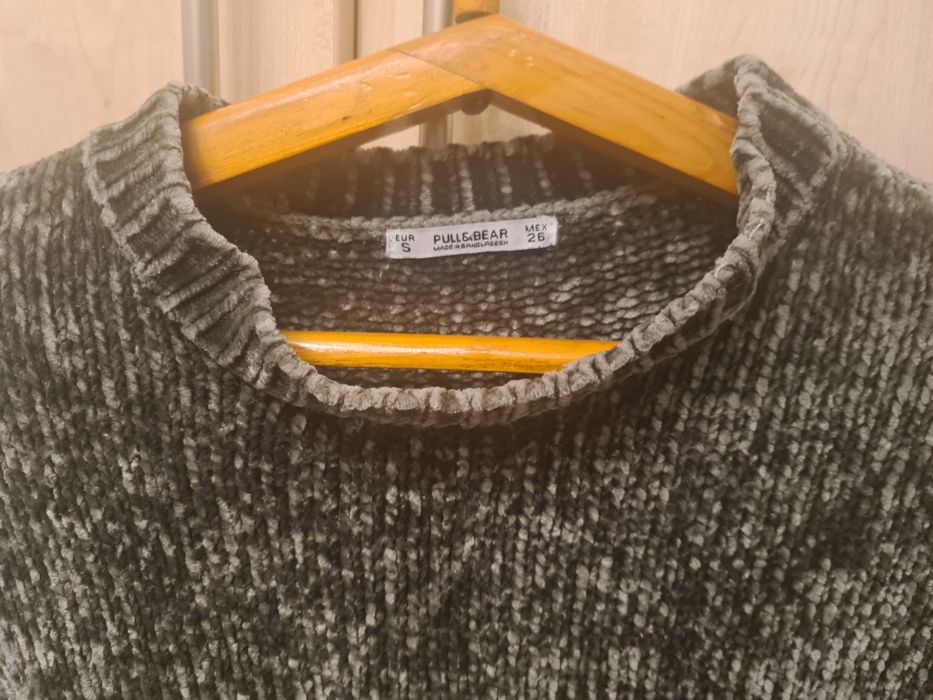 Плюшевая кофта pull&bear