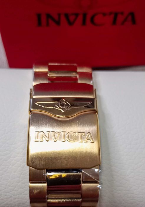 Ceas Invicta Grand Diver GMT Automatic Gold Dial -Barbati