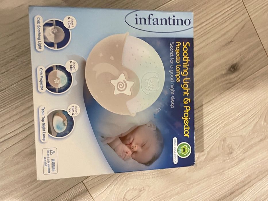 (Nou) Lampa de veghe muzicala proiector si senzor de sunet Infantino i