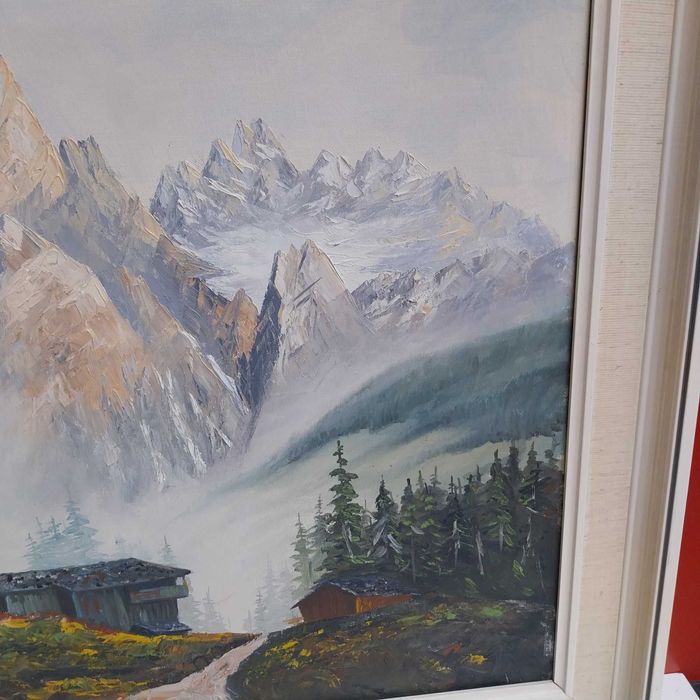 НАЙ ДОБРАТА ОФЕРТА Картина масло пейзаж сигнирана