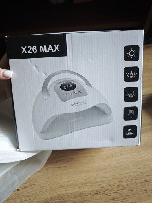 UV/LED лампа за маникюр SUN X26 MAX 380W с 81 LED диода и двойна дължи