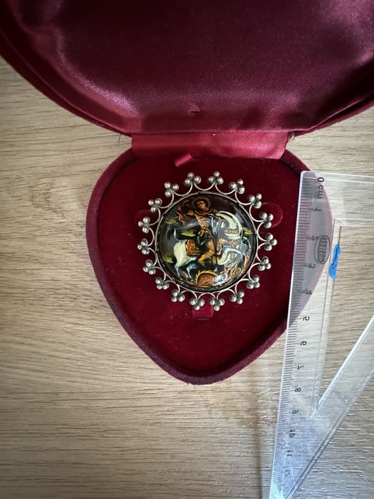 Антиквариат , брошь Грузия .