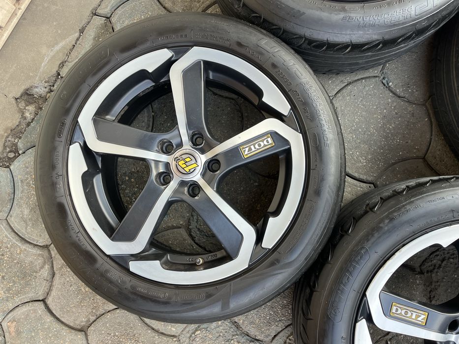 Jante 5x112mm, anvelope vara 225/50 R17 Audi, Vw, Seat, Skoda Mercedes