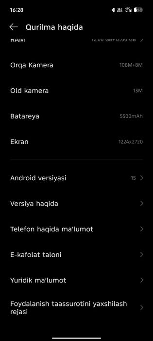 Infinix GT 30 pro 24/256