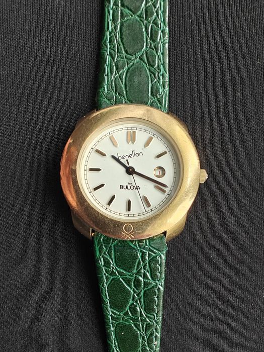 Ceas Dama Benetton by Bulova - Mecanic 22 Rubine - Placat Aur